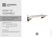 Palram CANOPIA RUBICON 6x5/2x1.5 How To Assemble