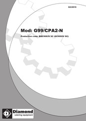 Diamond G99/CPA2-N Operating Instructions Manual