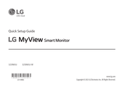 LG MyView 32SR85U Quick Setup Manual