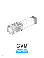 GVM GVM-PD60B Instruction Manual