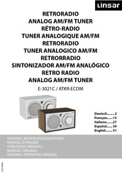 Linsar E-3021C/ATKR-ECOM Original Operating Manual