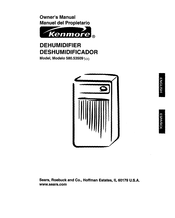 Sears Kenmore 580.53509 Owner's Manual