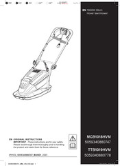 Kingfisher MCB1018HVM Original Instructions Manual