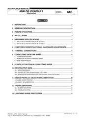 MG 61D Instruction Manual
