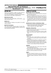 MG R7G4HML3-6-TS4 Instruction Manual