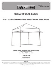 Everbilt HY100G Use And Care Manual