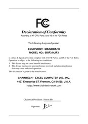 CHAINTECH 9LIF3 Manual