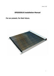 SUNFLOWER SFB305818 Installation Manual
