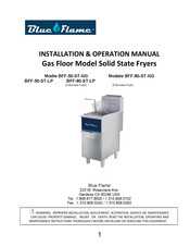 Blue Flame BFF-80-ST-LP Installation & Operation Manual