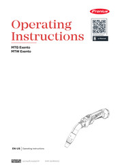 Fronius MTG Exento Operating Instructions Manual