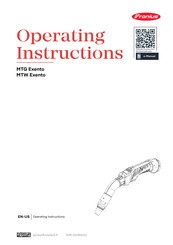 Fronius MTW 300d Exento Operating Instructions Manual