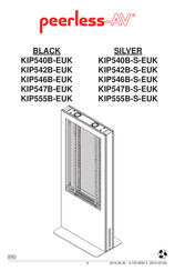 peerless-AV KIP555B-S-EUK Installation Instructions Manual