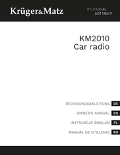 Krüger & Matz KM2010 Owner's Manual