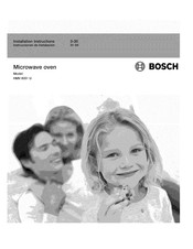Bosch HMV8051U/01 Installation Instructions Manual
