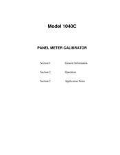 Arbiter Systems 1040C Manual