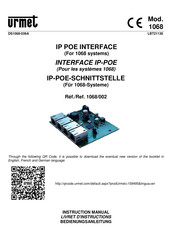 urmet domus 1068/002 Instruction Manual