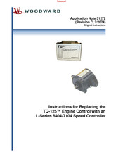 Woodward TQ-125 Instructions For Replacing