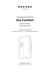mozano Dry Comfort AGD/OSU/POW/1 Operating Manual