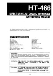 Hitachi HT-466 Instruction Manual