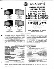 RCA VICTOR 8-PT-7034 Service Data