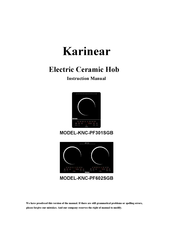 Karinear KNC-PF301SGB Instruction Manual