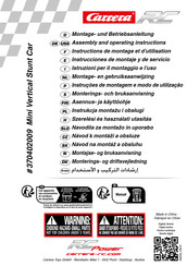 Carrera RC 370402009 Assembly And Operating Instructions Manual