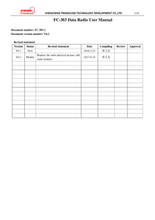 FRIENDCOM FC-303 User Manual