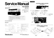 Technics RS-M206 Service Manual