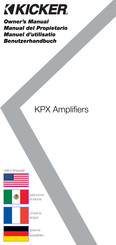 Kicker KPX300.4 Owner's Manual