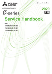Mitsubishi Electric EACV-M1800YCL-BS Service Handbook