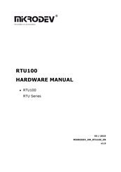 MIKRODEV RTU100 Hardware Manual