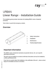 Raytec URBAN Installation Manual