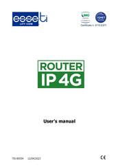 Esse-ti ROUTER IP 4G User Manual