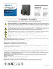 Philips dynalite DBC1220-GL-ENC dynalite DBC2420-GL-ENC Installation Instructions Manual