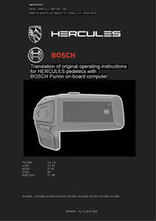 Hercules BOSCH KIOX 300 INTUVIA 100 Translation Of Original Operating Instructions