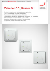 Zehnder Rittling CO2 Sensor Installers And Users Instructions