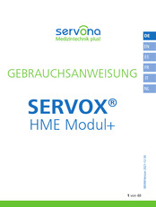 Servona SERVOX HME Modul+ HF Instructions For Use Manual