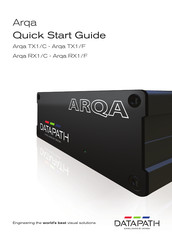 Datapath Arqa TX1/C Quick Start Manual