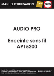 Audio Pro AP15200 User Manual