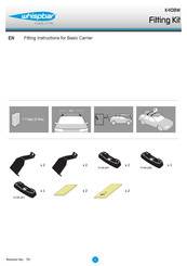 Yakima whispbar K408W Fitting Instructions Manual