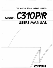 C.ITOH C310 User Manual
