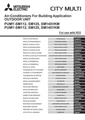 Mitsubishi Electric CITY MULTI PUMY-SM125VKM Installation Manual