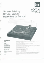 Dual 1254 - SERVICE Service Manual