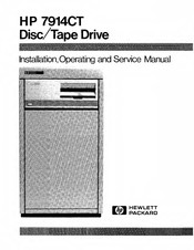 HP 7914CT Installation, Operating And Service Manual