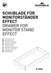 DURABLE 508201 Information For Use