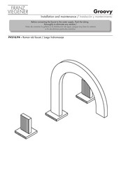FRANZ VIEGENER Groovy FV210/F4 Installation And Maintenance Manual