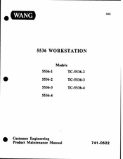 Wang TC-5536-2 Maintenance Manual