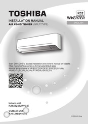 Toshiba RAS-B24B2KVG-E Installation Manual