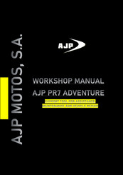 AJP PR7 ADVENTURE 2022 Workshop Manual