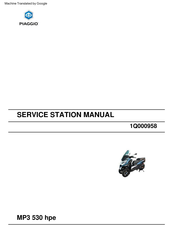 PIAGGIO MP3 530 hpe Service Station Manual